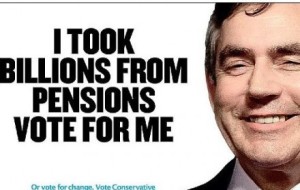 Conservative 2010 Election Poster - Pensions